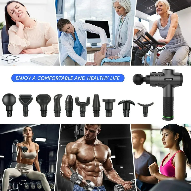 6 in 1 Multifunctional Full  Electric Body Massager