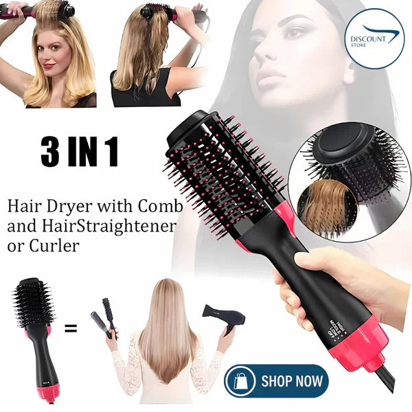 One Step 3 IN 1 Hair Dryer and Styler