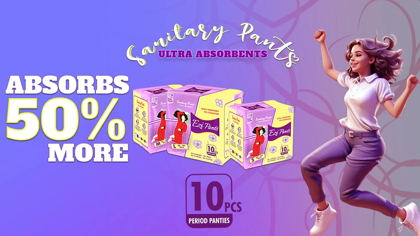 Pack of 10 Ezi-Pants  - Protection upto 12 hours